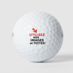 Imprimer vos designs en ligne DIY Français Golf Balls