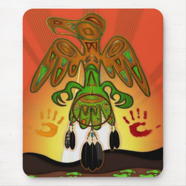 Imprint Native American Inspired Mouse Mat (Front)