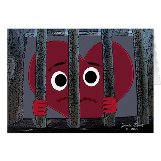 Imprisoned Heart Valentine Card