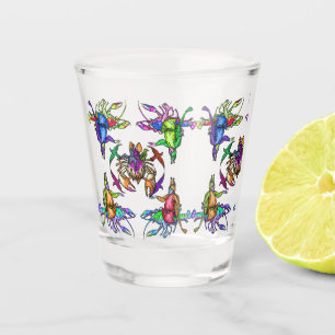 Improbable lobster shot glass