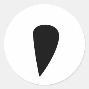 Improper Punctuation Fixer Classic Round Sticker