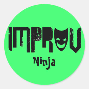 Improv! Classic Round Sticker