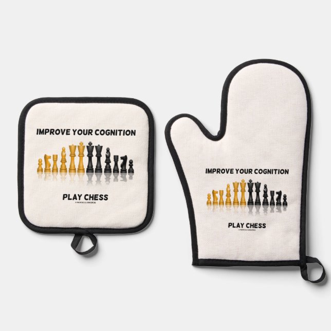 Improve Your Cognition Play Chess Advice Chess Set (Front)