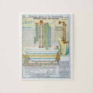 Improved Baths and Showers from a catalogue of san Jigsaw Puzzle