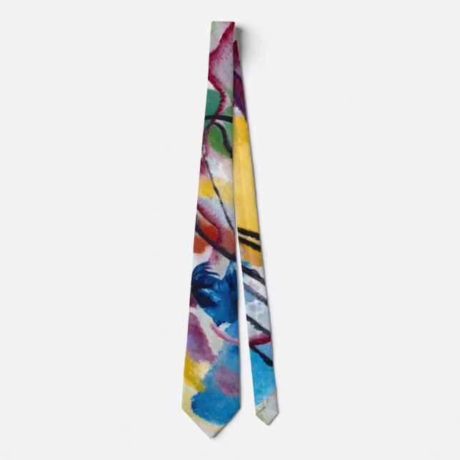Improvisation 26, Rowing by Wassily Kandinsky Tie (Front)