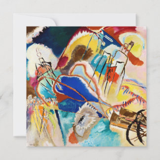 Improvisation 30 (Cannons) by Wassily Kandinsky Invitation