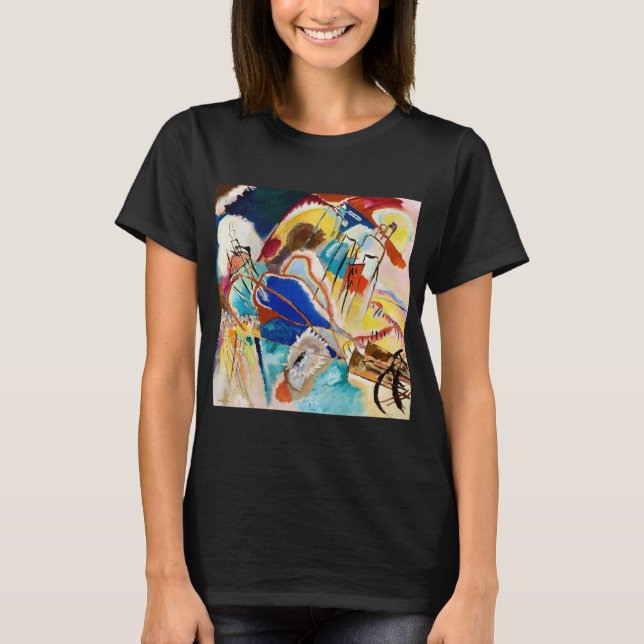 Improvisation 30 (Cannons) by Wassily Kandinsky T-Shirt (Front)