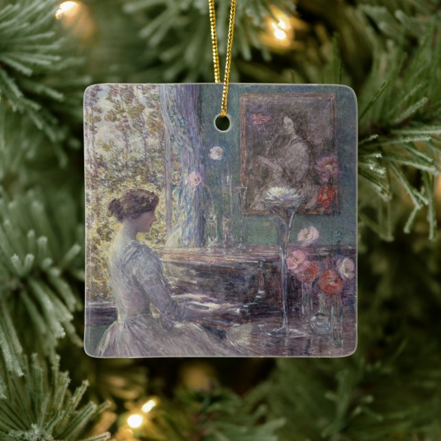 Improvisation by Frederick Childe Hassam Ceramic Ornament (Tree)