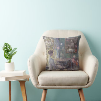 Improvisation by Frederick Childe Hassam Cushion