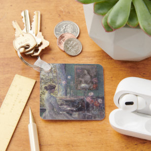 Improvisation by Frederick Childe Hassam Key Ring