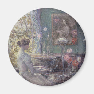 Improvisation by Frederick Childe Hassam Magnet