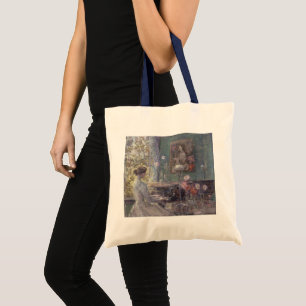 Improvisation by Frederick Childe Hassam Tote Bag