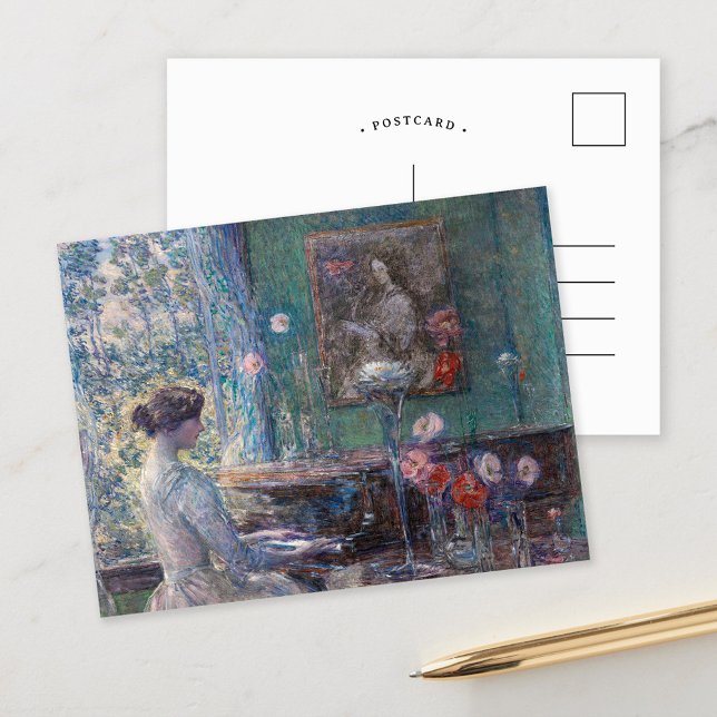 Improvisation | Childe Hassam Postcard (Creator Uploaded)