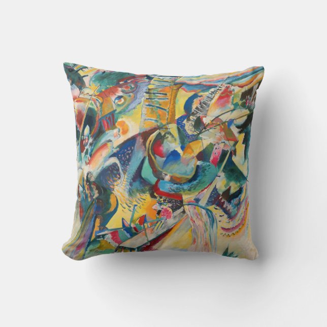 Improvisation Gorge - Wassily Kandinsky - Cushion (Front)