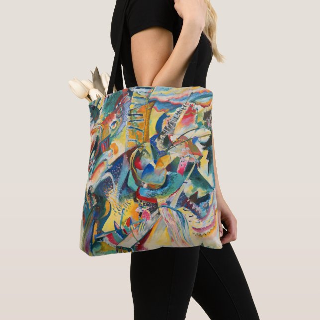 Improvisation Gorge - Wassily Kandinsky - Tote Bag (Close Up)