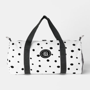 Improvisation polka dots. duffle bag