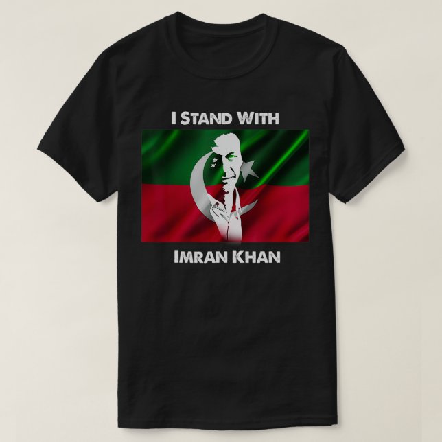 Imran Khan Absolutely Not PTI Pakistan Prime Minis T-Shirt (Design Front)
