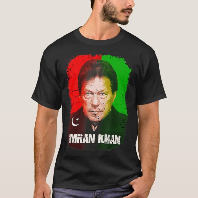 Imran Khan PTI Party Pakistan Support 40th  T-Shirt (Front)