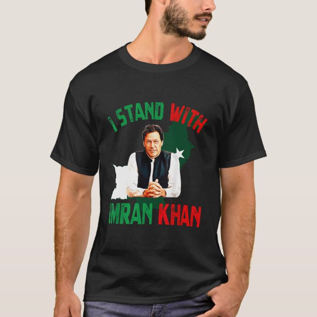 Imran Khan Pti Party Pakistan Support Freedom T-Shirt (Front)