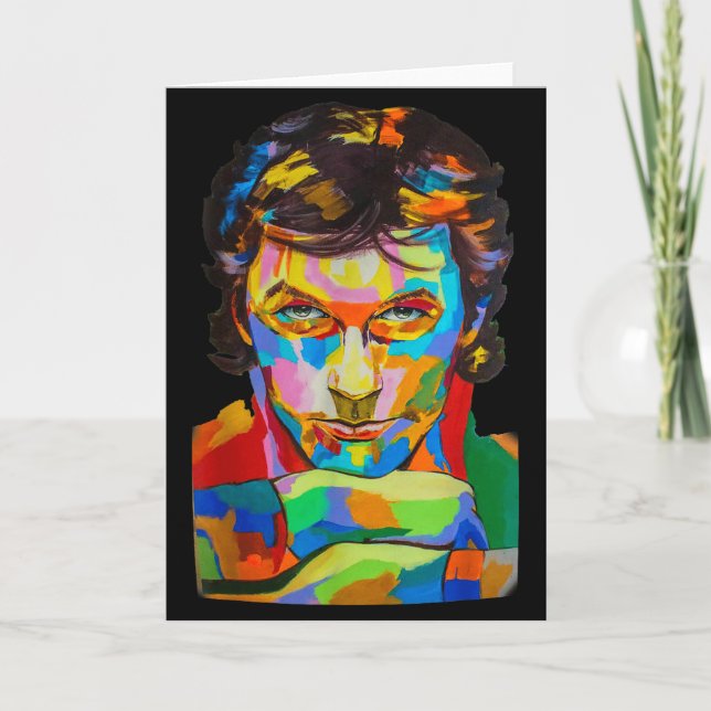 Imran Khan Rtrait Shirt Pti The New Pm Of Pakistan Card (Front)