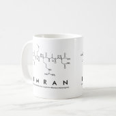 Imran peptide name mug (Front Left)