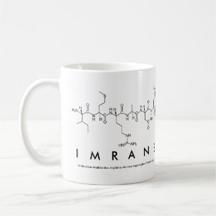 Imrane peptide name mug