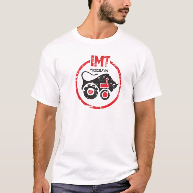 IMT Tractor Yugoslavia Vintage T-Shirt (Front)