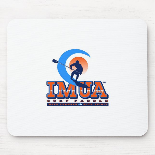 Imua Surf Paddle - Hawaii Mouse Mat (Front)