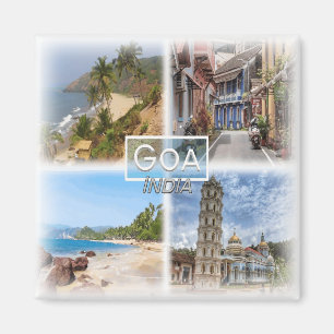 IN0038 Asia, India, Goa, fridge Magnet