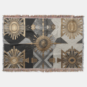 In A Class By Itself Deco Graphic Throw Blanket