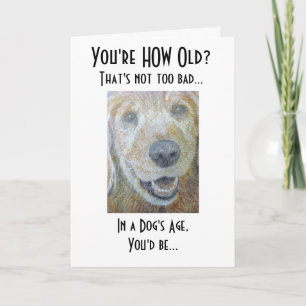 In a Dog's Age Card