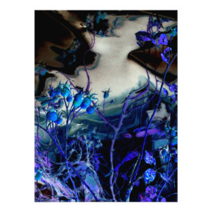 "In A Dream" Abstract Digitally Altered Rose Hips Photo Print