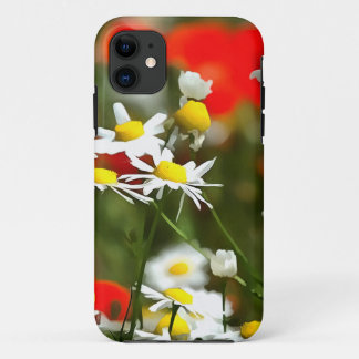 In A Field of Poppies Be A Daisy iPhone 11 Case