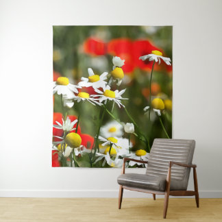 In A Field of Poppies Be A Daisy Tapestry