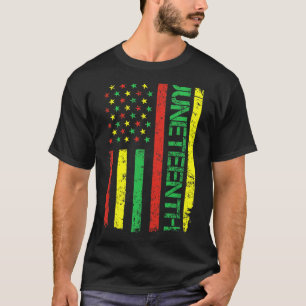 In A Flag For Black History Day Black History Mont T-Shirt