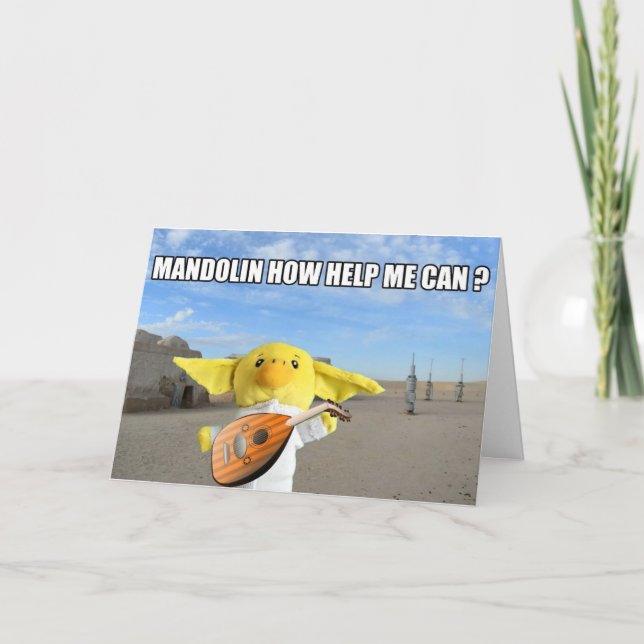 In a galaxy far,far away  card (Front)