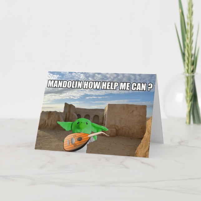 In a galaxy far,far away  card (Front)