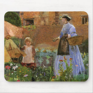 In a Garden at Cookham by George John Pinwell Mouse Mat