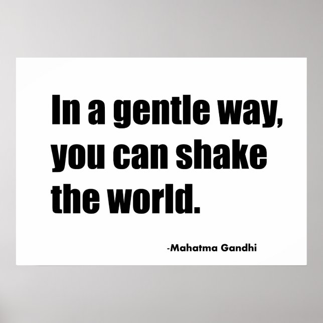 In a gentle way poster (Front)