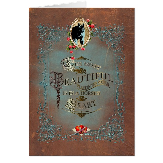 In A Horse's Heart ~ Greeting Card (Front)