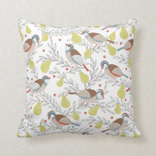 In a Pear Tree Cushion