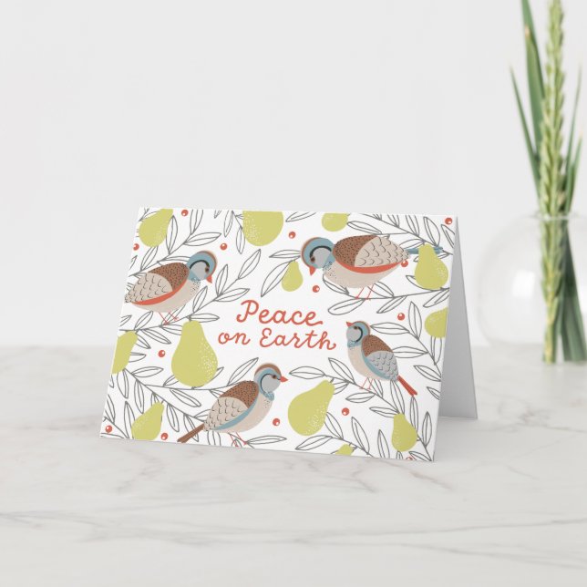 In a Pear Tree Holiday Card (Front)