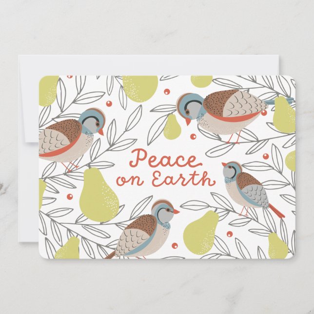 In a Pear Tree Holiday Card (Front)