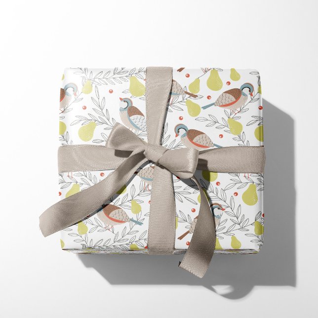 In a Pear Tree Wrapping Paper (Creator Uploaded)