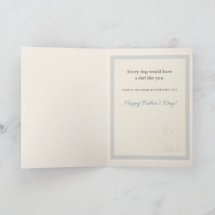 In a Perfect World Dog Father's Day Chihuahua Card