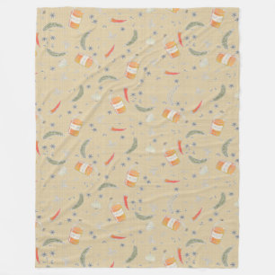 In a pickle fleece blanket