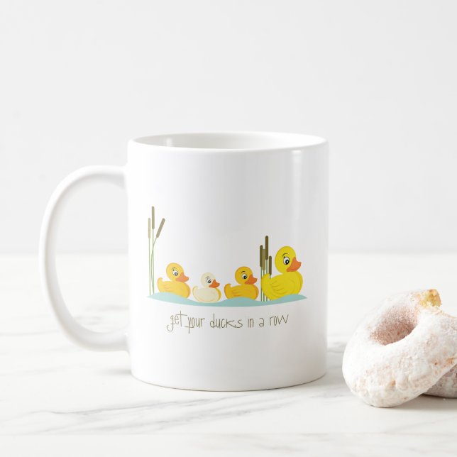 In A Row Coffee Mug (With Donut)