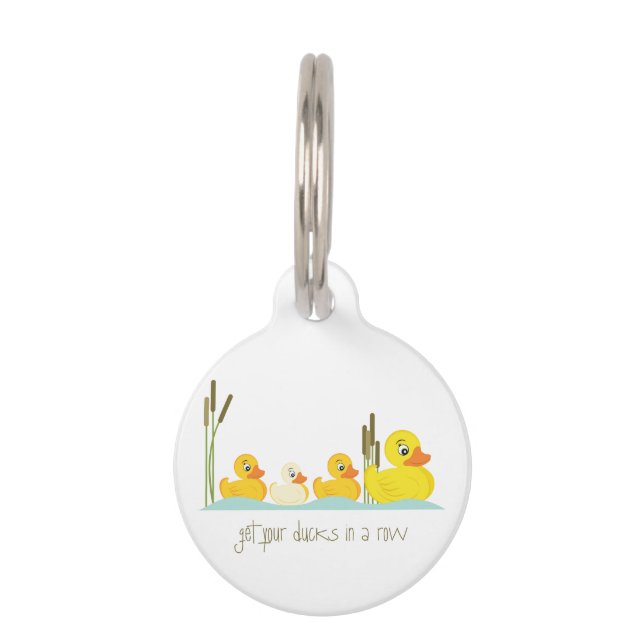 In A Row Pet Tag (Front)