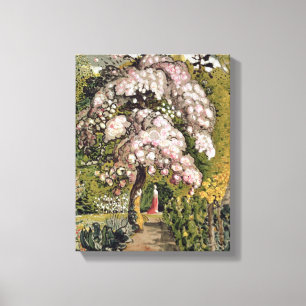 In a Shoreham Garden (w/c) Canvas Print