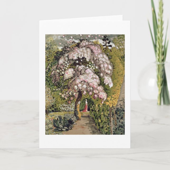 In a Shoreham Garden (w/c) Card (Front)